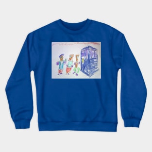 The Doctor and his friends Crewneck Sweatshirt